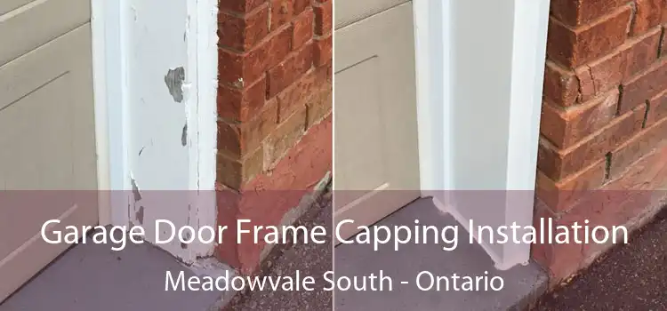 Garage Door Frame Capping Installation Meadowvale South - Ontario
