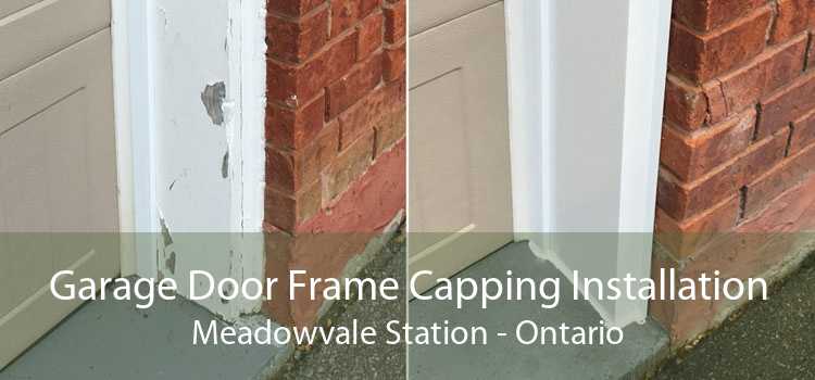 Garage Door Frame Capping Installation Meadowvale Station - Ontario