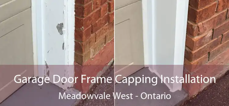 Garage Door Frame Capping Installation Meadowvale West - Ontario