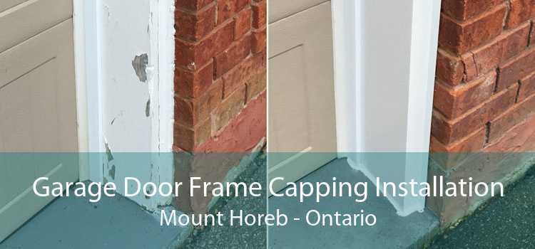 Garage Door Frame Capping Installation Mount Horeb - Ontario