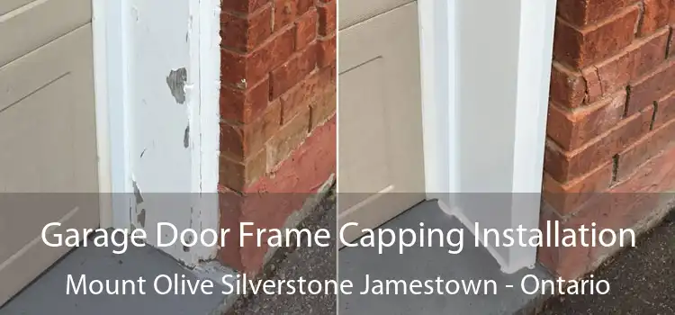 Garage Door Frame Capping Installation Mount Olive Silverstone Jamestown - Ontario