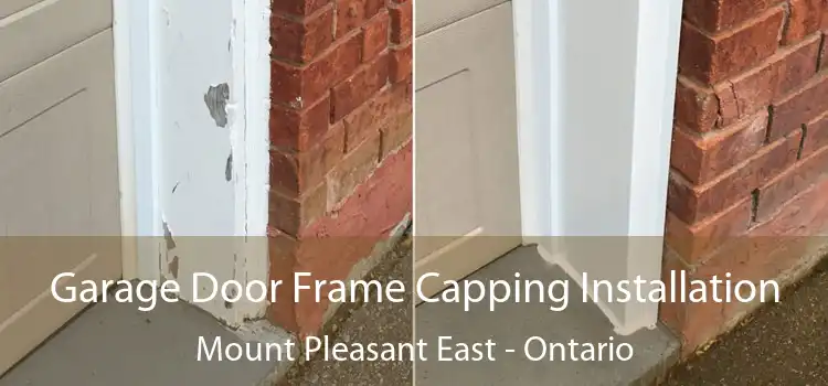 Garage Door Frame Capping Installation Mount Pleasant East - Ontario