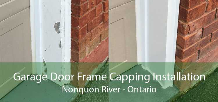 Garage Door Frame Capping Installation Nonquon River - Ontario