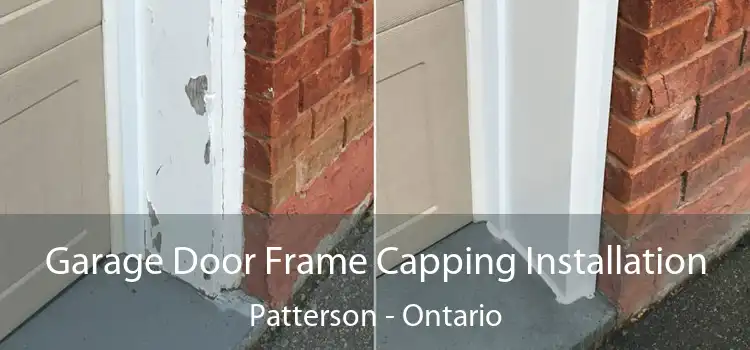 Garage Door Frame Capping Installation Patterson - Ontario