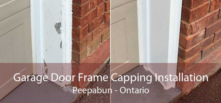 Garage Door Frame Capping Installation Peepabun - Ontario