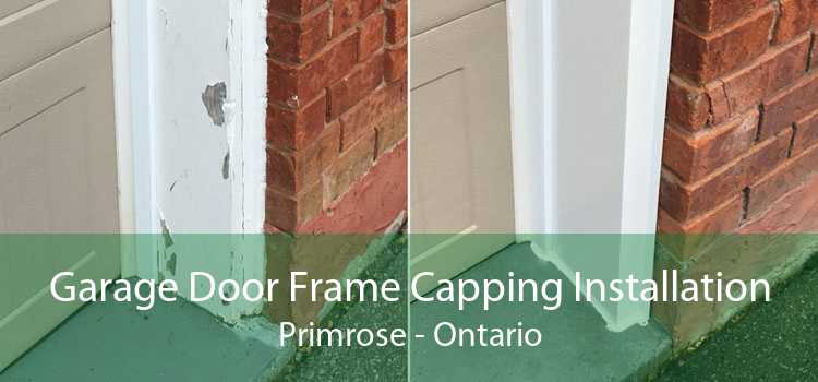 Garage Door Frame Capping Installation Primrose - Ontario