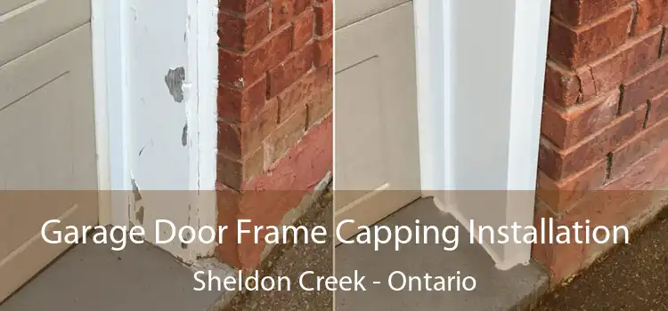 Garage Door Frame Capping Installation Sheldon Creek - Ontario