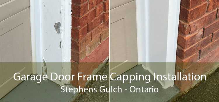 Garage Door Frame Capping Installation Stephens Gulch - Ontario