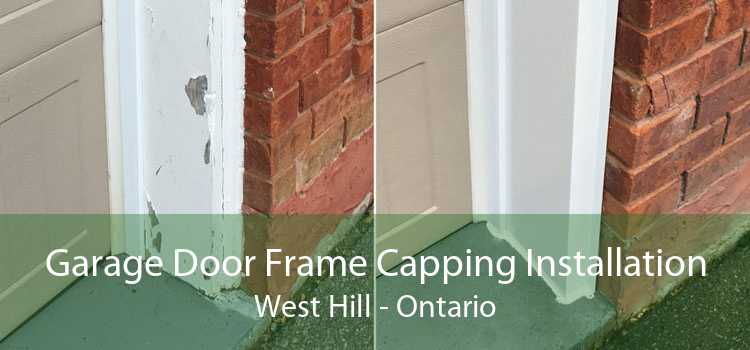 Garage Door Frame Capping Installation West Hill - Ontario