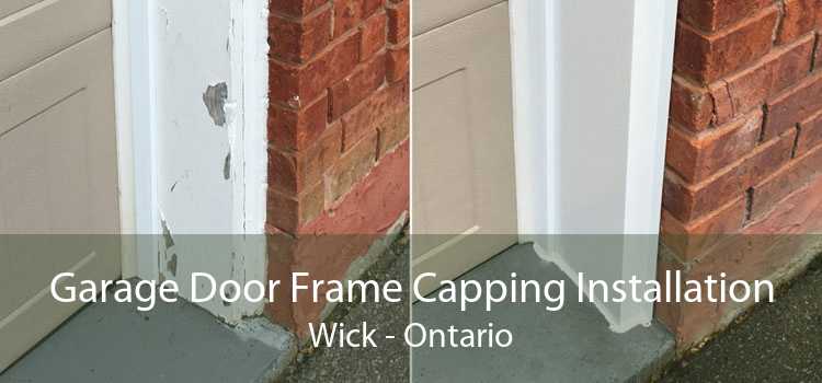 Garage Door Frame Capping Installation Wick - Ontario