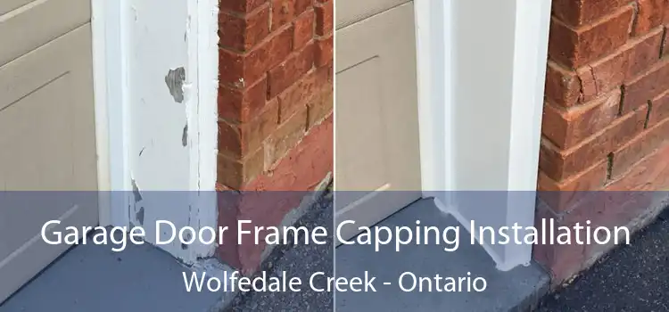 Garage Door Frame Capping Installation Wolfedale Creek - Ontario