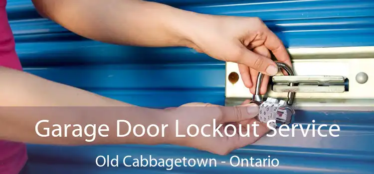 Garage Door Lockout Service Old Cabbagetown - Ontario