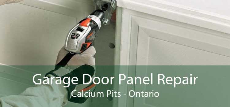 Garage Door Panel Repair Calcium Pits - Ontario