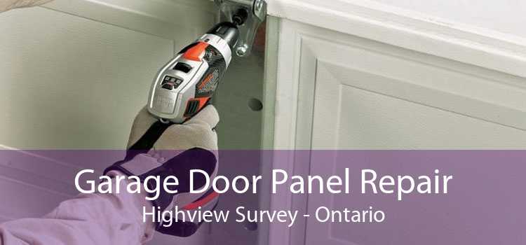 Garage Door Panel Repair Highview Survey - Ontario