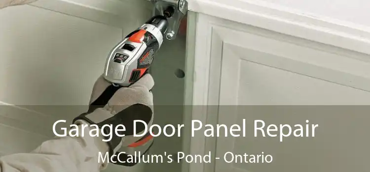 Garage Door Panel Repair McCallum's Pond - Ontario