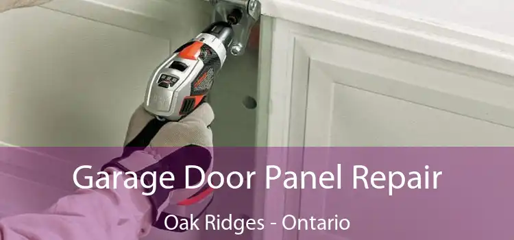 Garage Door Panel Repair Oak Ridges - Ontario