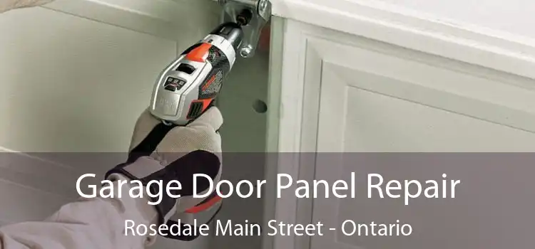 Garage Door Panel Repair Rosedale Main Street - Ontario