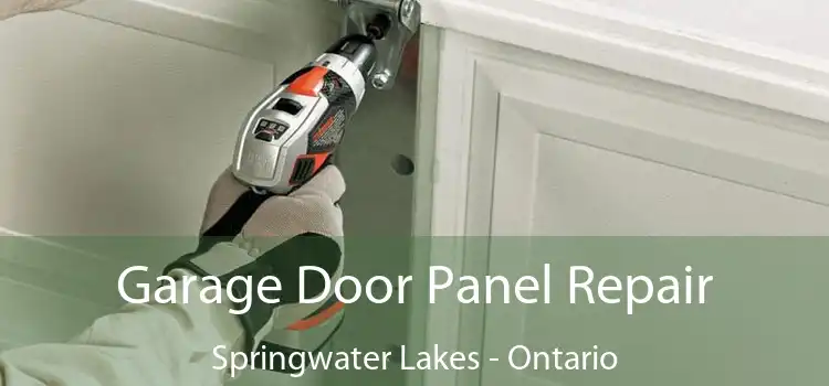 Garage Door Panel Repair Springwater Lakes - Ontario