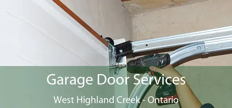 Garage Door Services West Highland Creek - Ontario