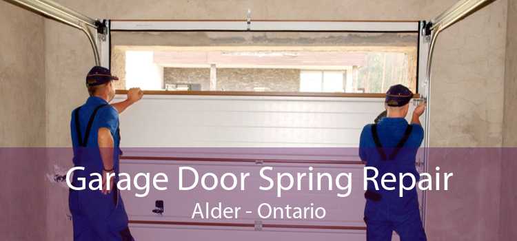 Garage Door Spring Repair Alder - Ontario