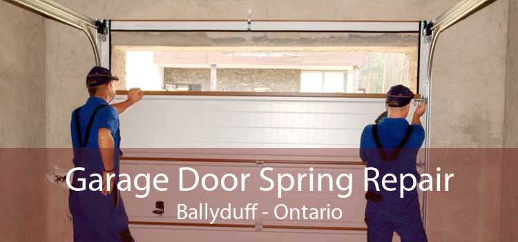 Garage Door Spring Repair Ballyduff - Ontario