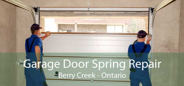 Garage Door Spring Repair Berry Creek - Ontario