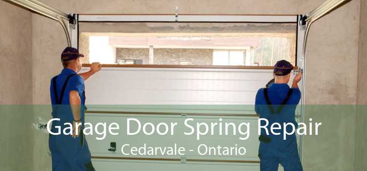 Garage Door Spring Repair Cedarvale - Ontario