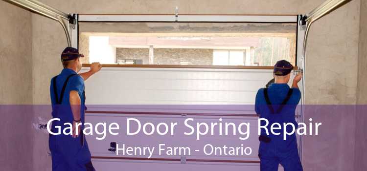 Garage Door Spring Repair Henry Farm - Ontario