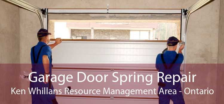 Garage Door Spring Repair Ken Whillans Resource Management Area - Ontario