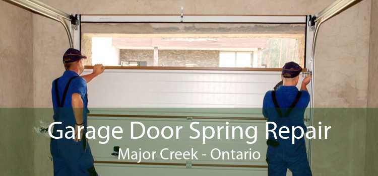 Garage Door Spring Repair Major Creek - Ontario