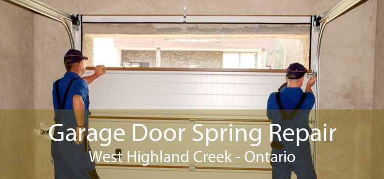 Garage Door Spring Repair West Highland Creek - Ontario