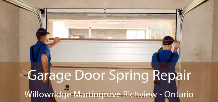 Garage Door Spring Repair Willowridge Martingrove Richview - Ontario