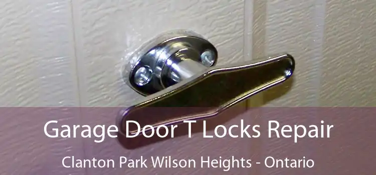 Garage Door T Locks Repair Clanton Park Wilson Heights - Ontario