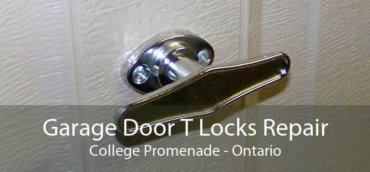 Garage Door T Locks Repair College Promenade - Ontario