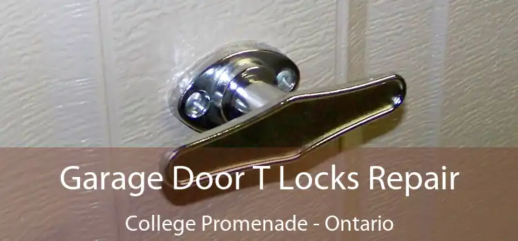 Garage Door T Locks Repair College Promenade - Ontario