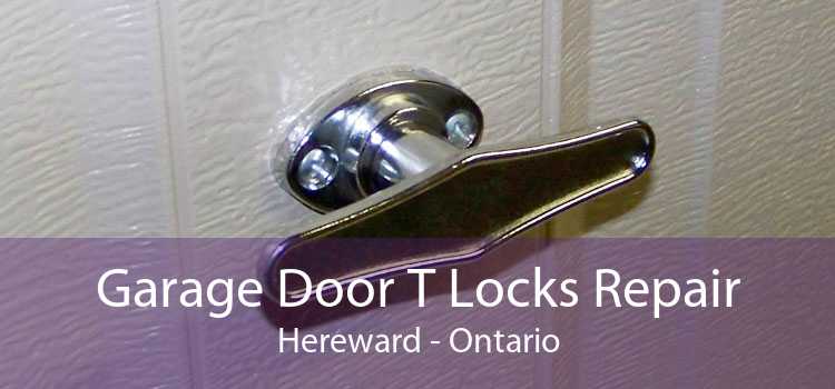 Garage Door T Locks Repair Hereward - Ontario