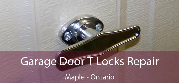 Garage Door T Locks Repair Maple - Ontario