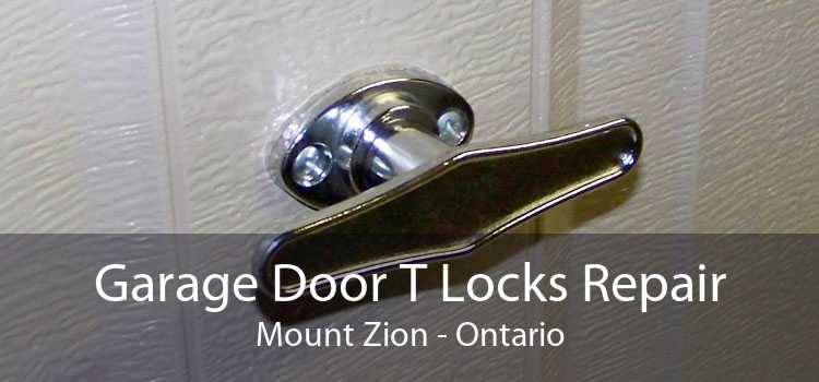Garage Door T Locks Repair Mount Zion - Ontario