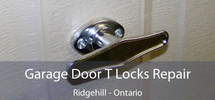 Garage Door T Locks Repair Ridgehill - Ontario