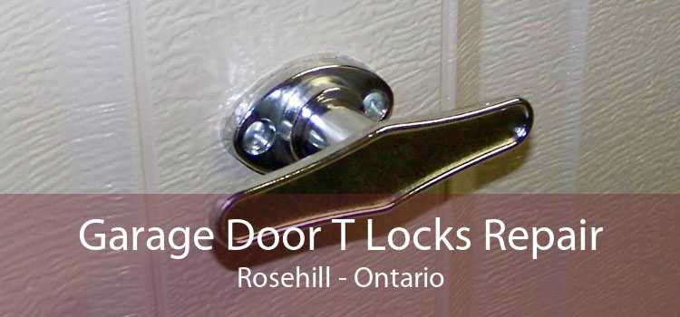 Garage Door T Locks Repair Rosehill - Ontario