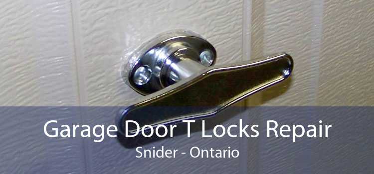 Garage Door T Locks Repair Snider - Ontario