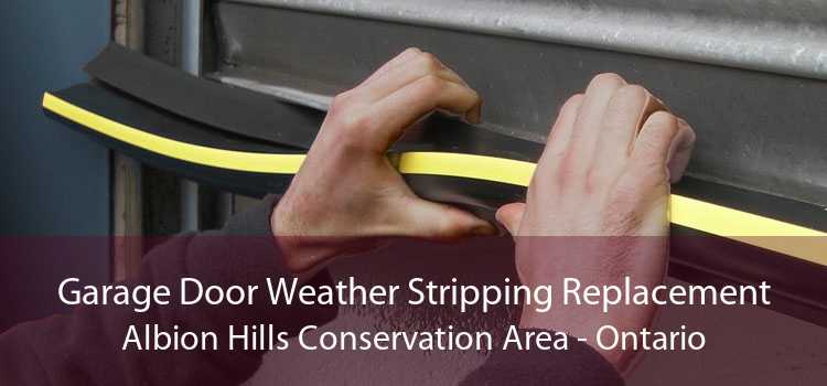 Garage Door Weather Stripping Replacement Albion Hills Conservation Area - Ontario