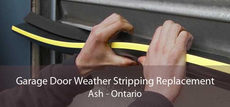 Garage Door Weather Stripping Replacement Ash - Ontario
