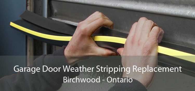 Garage Door Weather Stripping Replacement Birchwood - Ontario