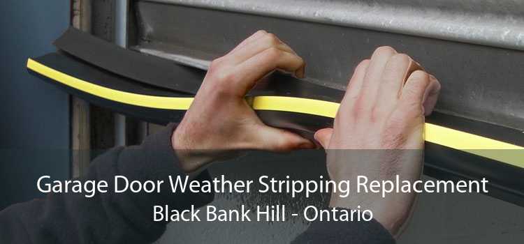 Garage Door Weather Stripping Replacement Black Bank Hill - Ontario