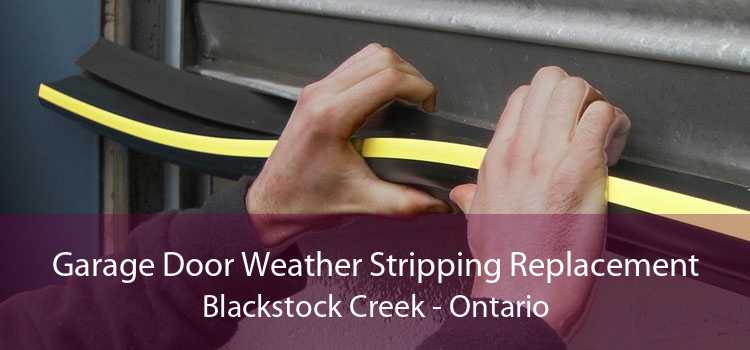 Garage Door Weather Stripping Replacement Blackstock Creek - Ontario