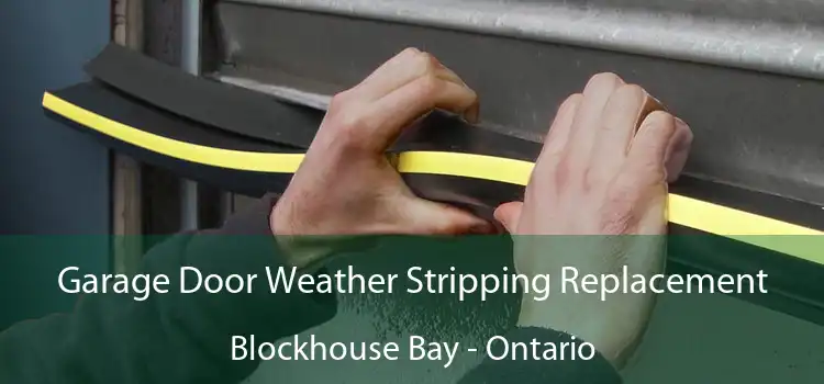 Garage Door Weather Stripping Replacement Blockhouse Bay - Ontario