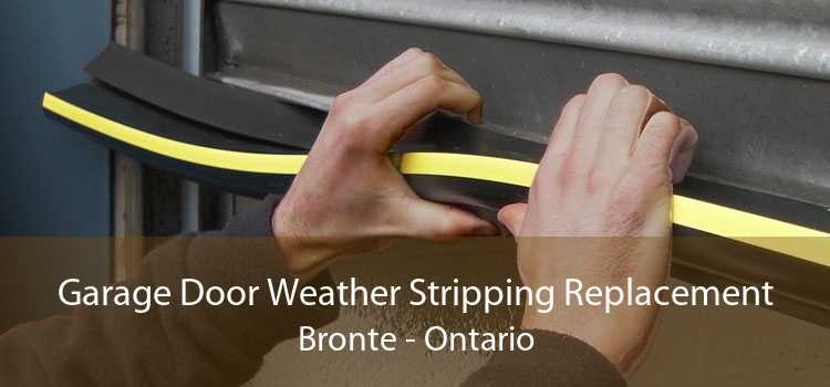 Garage Door Weather Stripping Replacement Bronte - Ontario