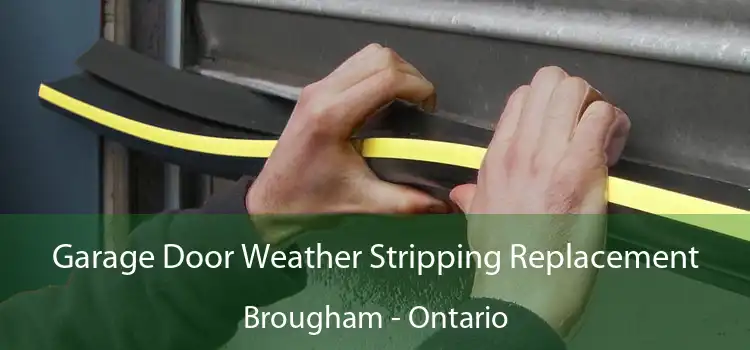 Garage Door Weather Stripping Replacement Brougham - Ontario
