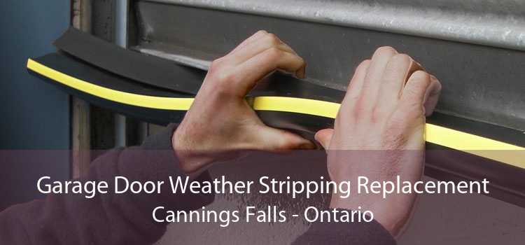 Garage Door Weather Stripping Replacement Cannings Falls - Ontario